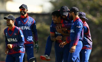 अमेरिकाद्वारा नेपाललाई २०८ रनको लक्ष्य 
